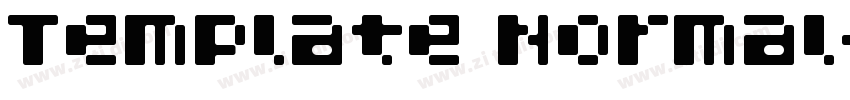 Template Normal字体转换